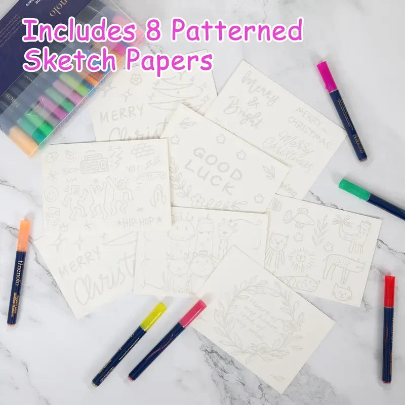 Outline Shimmer Marker Set