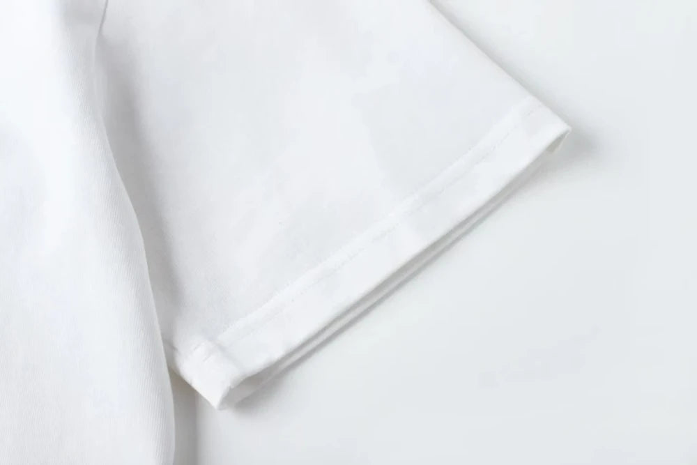 Printed Cotton Short Sleeve T-Shirt