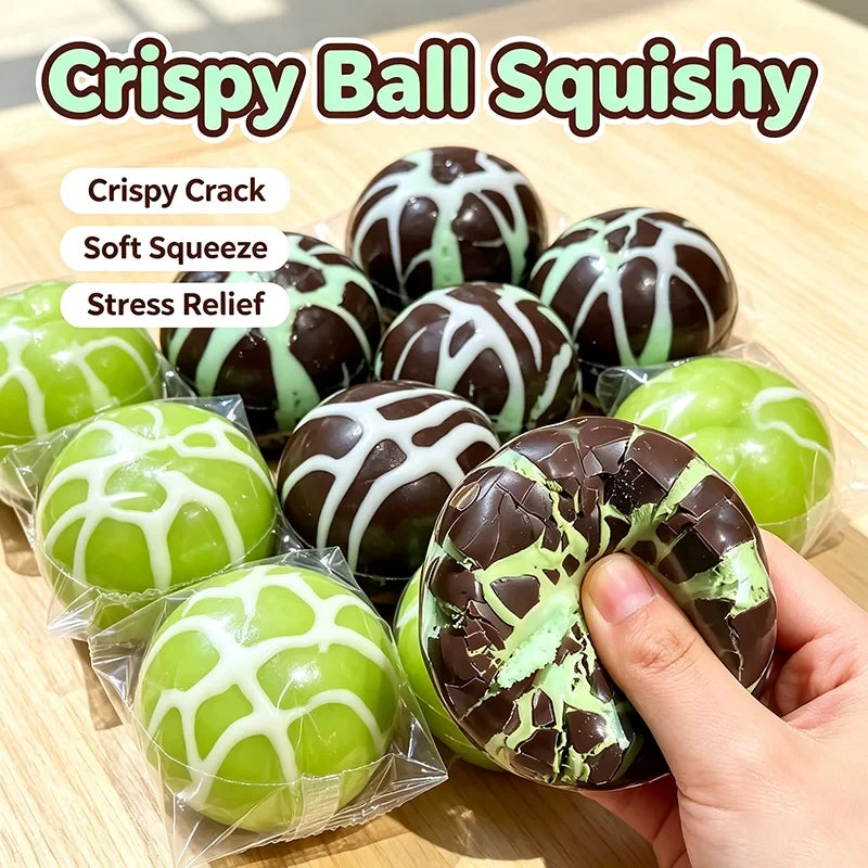 Mint Chocolate Crispy Wax Ball Fidget Toy