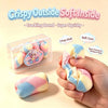 rainbow crunchy squishie toy